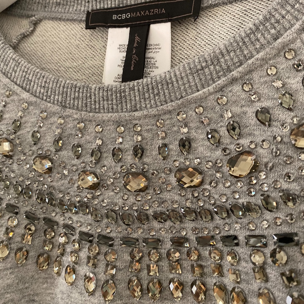 BCBG MAXAZRIA Asten Bead Embellished Sweater - Picture 5 of 8